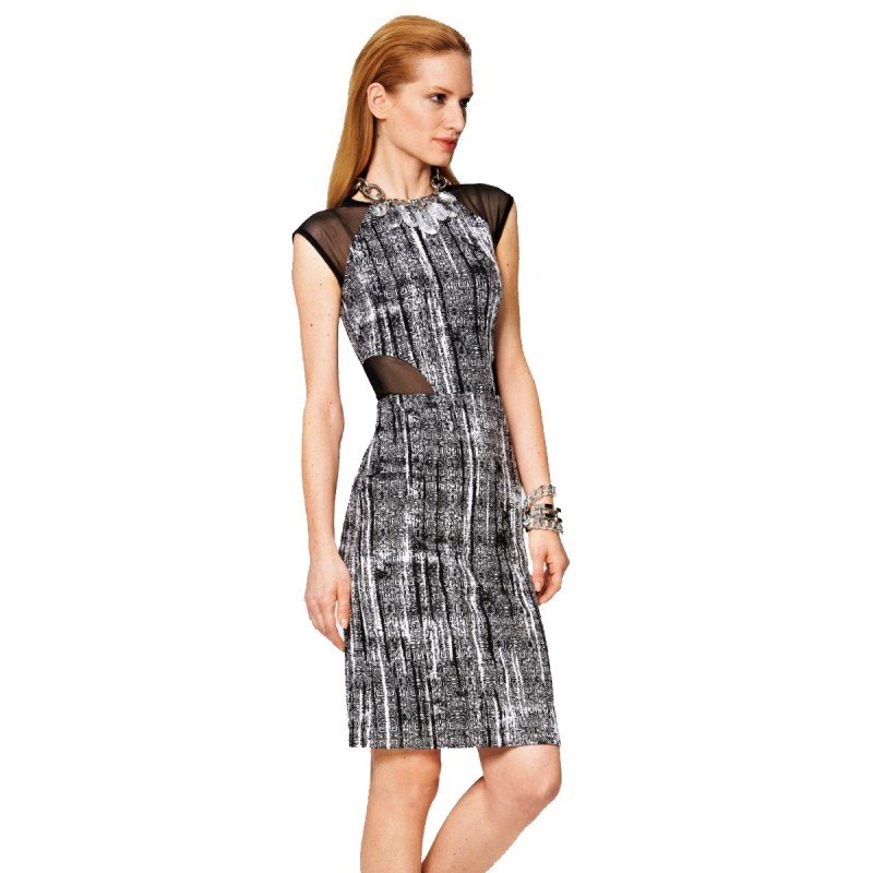 Pattern Dress short with...