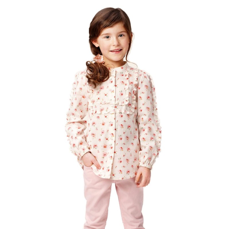 Pattern Blouse-shirt of a...