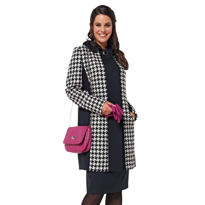 Pattern Slim-fit jacket...