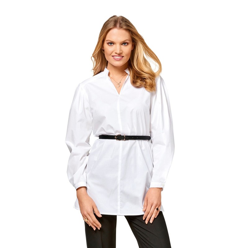 Pattern Blouse shirt with...