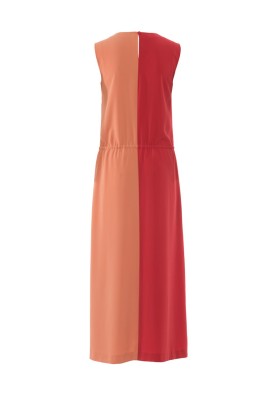 Pattern Two-color maxi dress (Burda 1/2018, pattern number 6419 A)