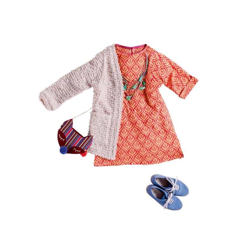 Pattern A-line dress with...