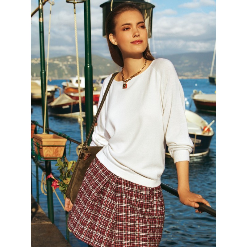 Pattern Mini skirt in a...