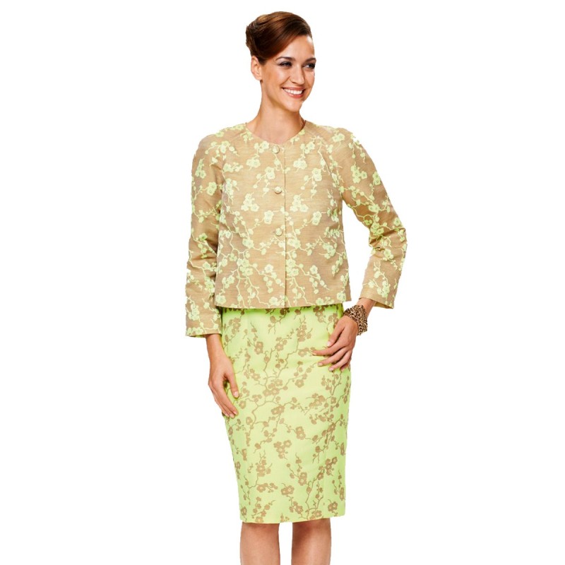 Pattern Jacquard jacket...