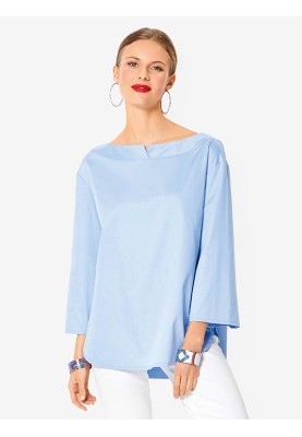 Pattern Blouse of a simple cut with dropped armholes (Burda 2/2019, pattern number 6270 B)