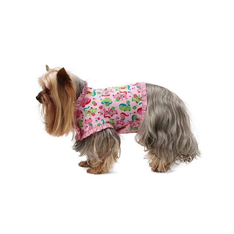 Выкройка Попона с оборками...