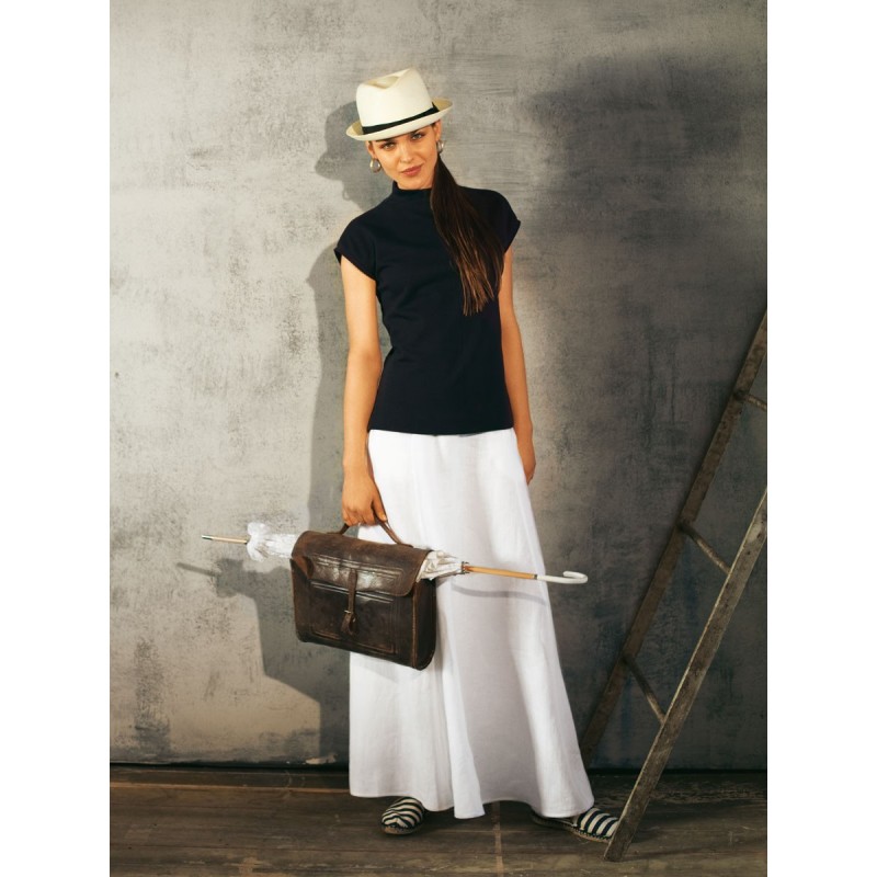 Pattern A-line maxi skirt...