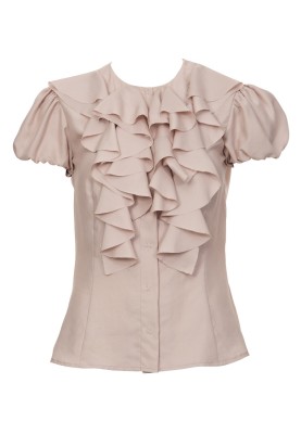 Pattern Silk blouse with lush frills (Burda 8/2011, pattern number 107)