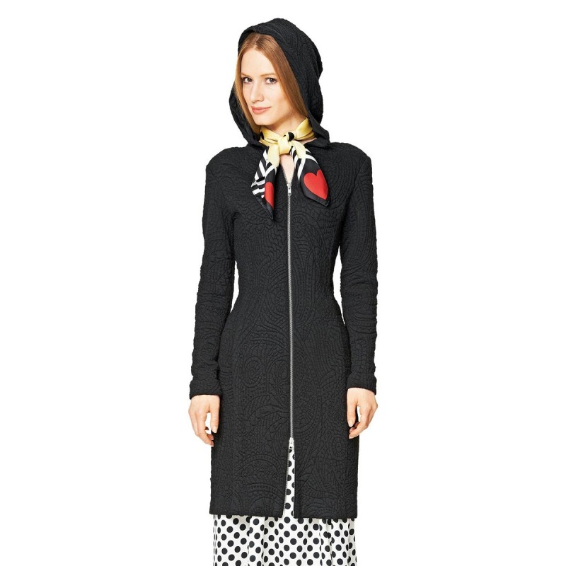 Pattern Long fitted jacket...