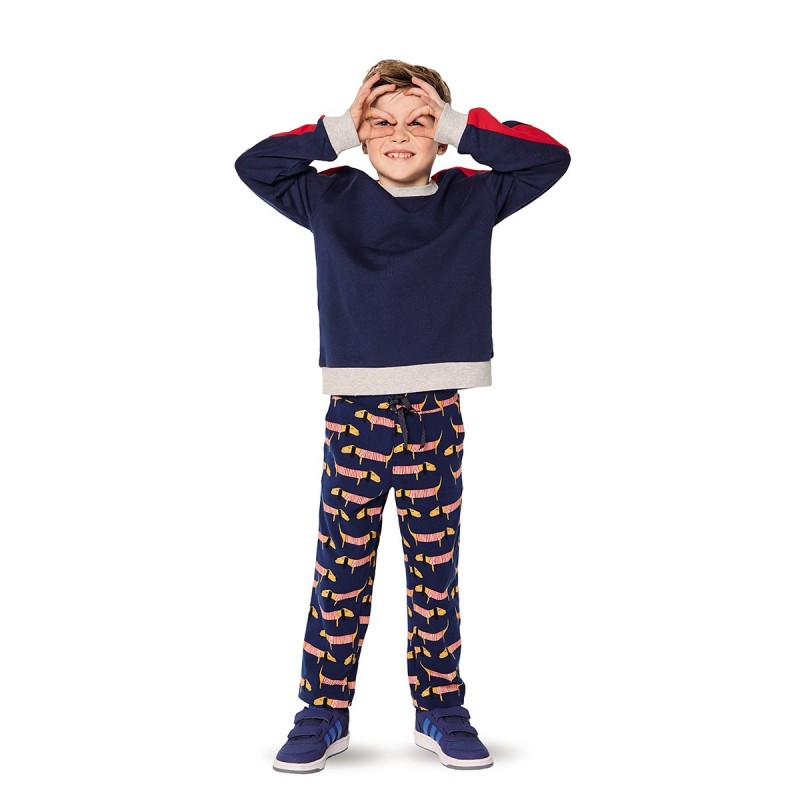 Pattern Knitted trousers...