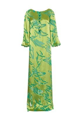 Pattern Straight-cut maxi dress with side slit (Burda 1/2010, pattern number 131)