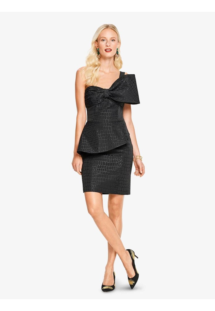 Pattern Corsage cocktail dress (Burda 2/2018, pattern number 6388 B)