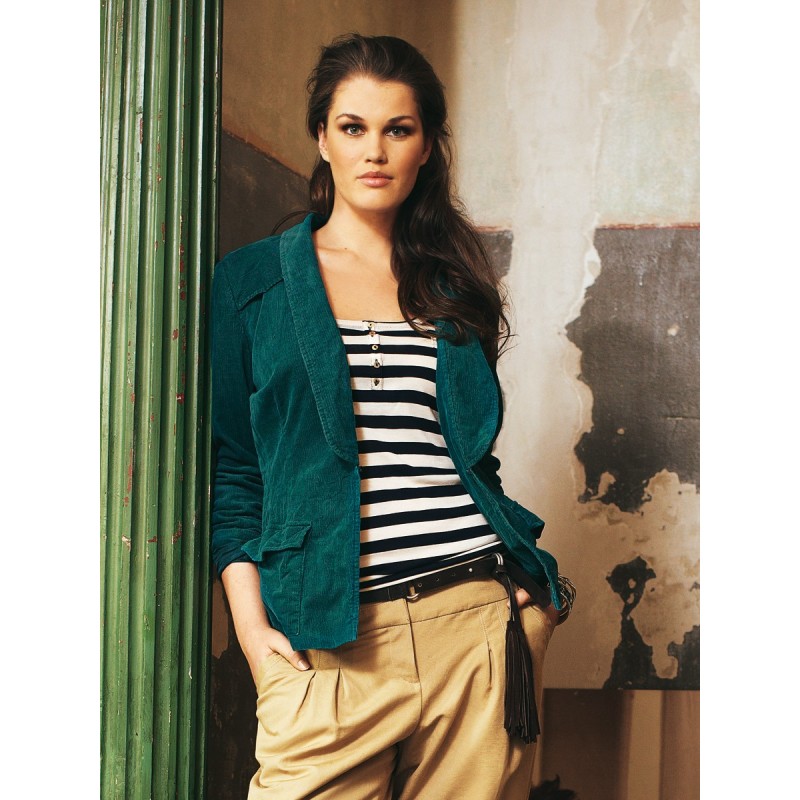 Pattern Corduroy blazer...