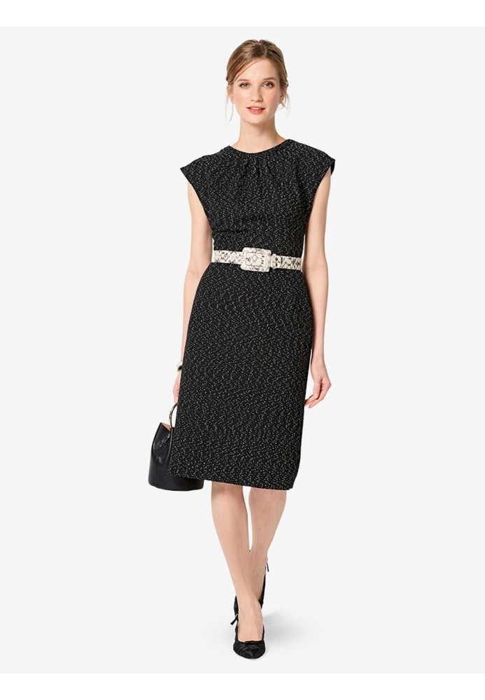 Pattern Sheath dress with dropped shoulder line (Burda 2/2019, pattern number 6288 B)