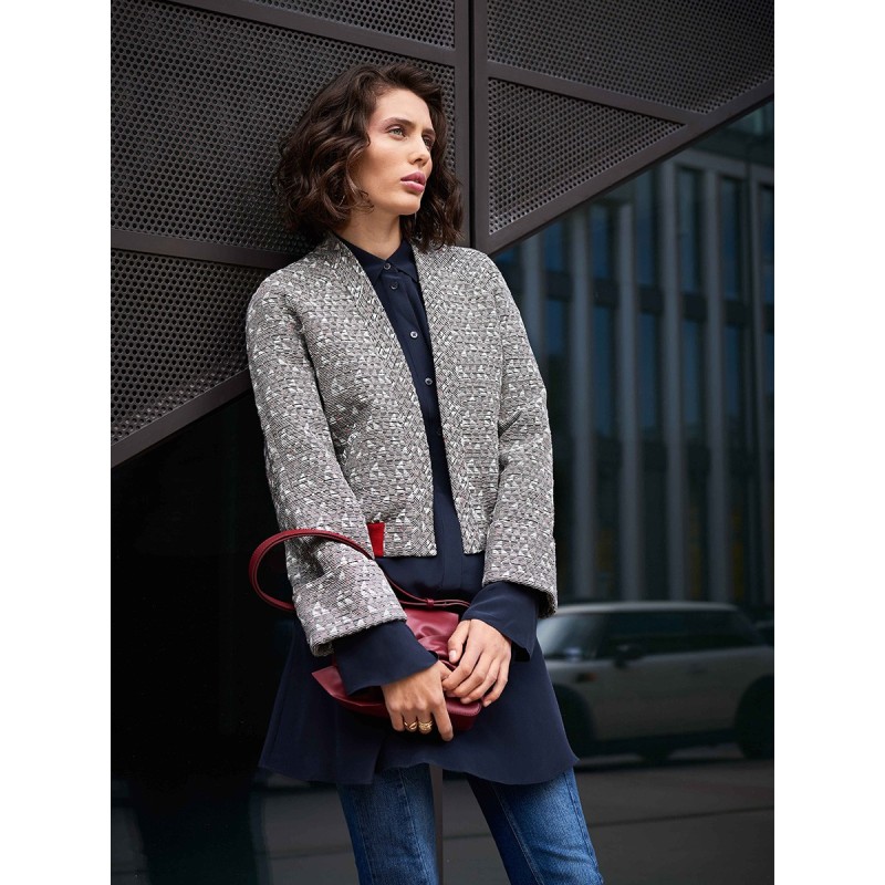 Pattern Short jacket with...