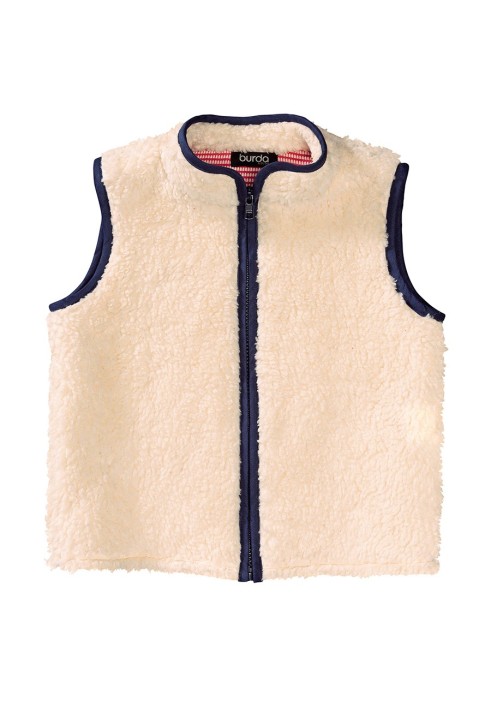 Teddy bear vest pattern (Burda 2/2020, pattern no. 9290 B)