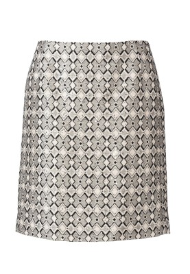 Pattern Jacquard mini skirt (Burda 2/2020, pattern number 6181 A)