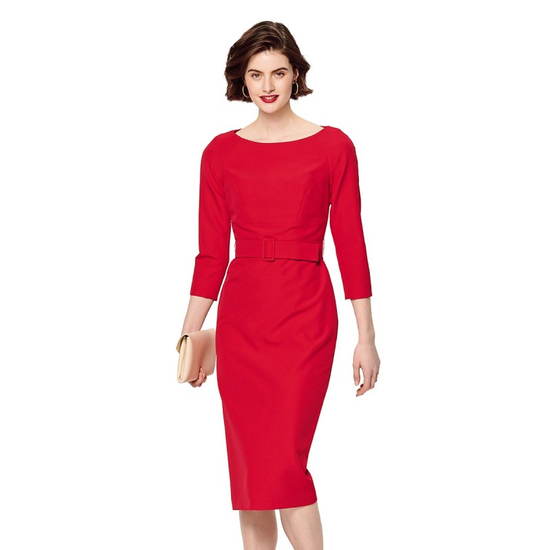 Pattern Sheath dress with...