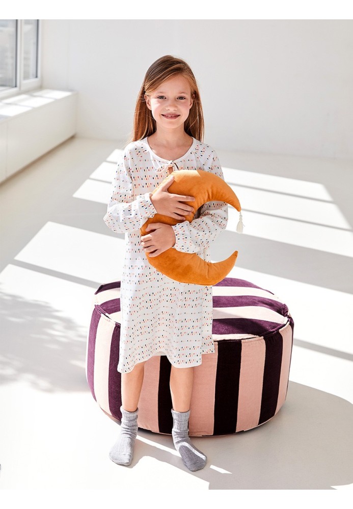 Pattern Nightgown with long sleeves (Burda 2/2020, pattern number 128)