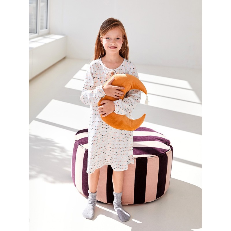 Pattern Nightgown with long...