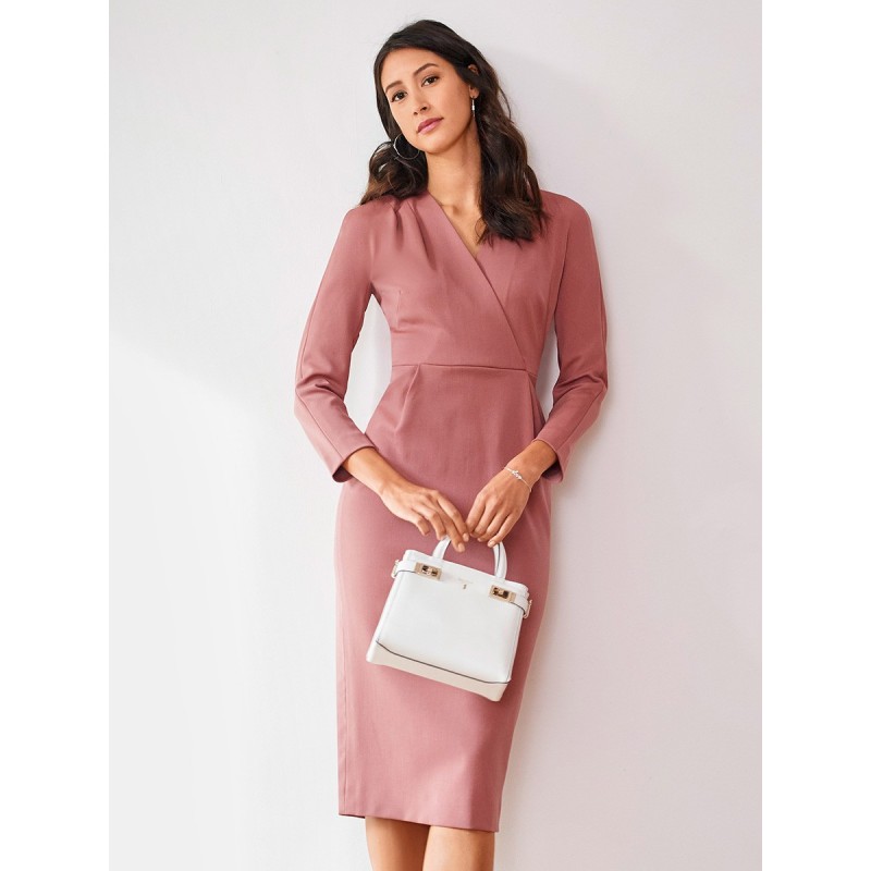 Pattern Narrow cut dress in...