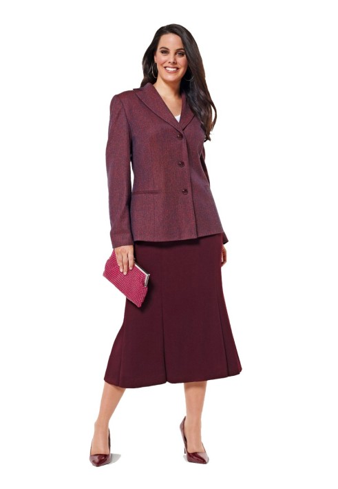 Pattern Velvet jacket with shawl collar (Burda 2/2014, pattern number 6862 B)