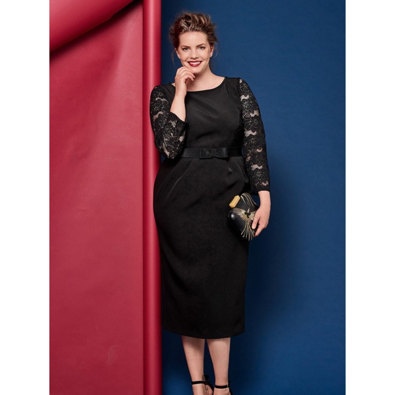 Pattern Sheath dress with...