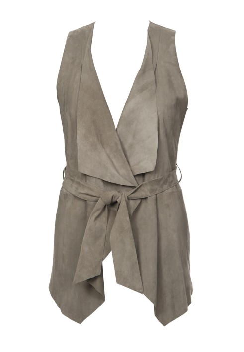 Pattern Suede vest with wavy piles (Burda 8/2011, pattern number 134)