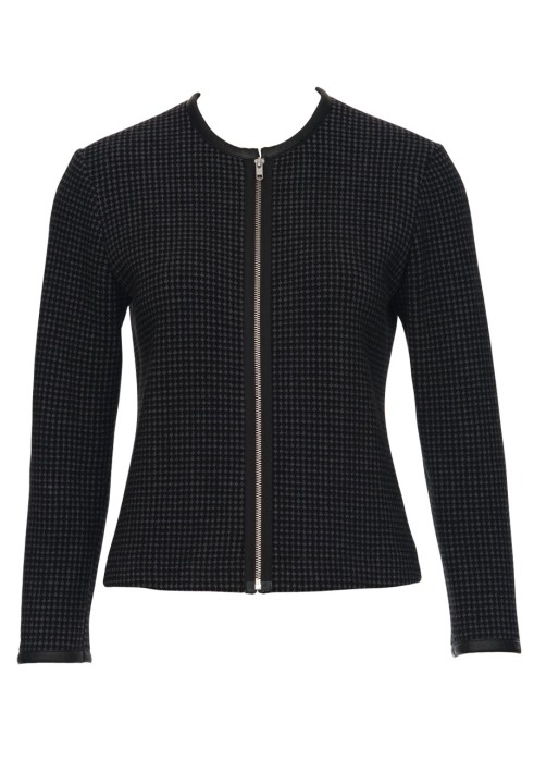 Pattern Knitted jacket with zipper (Burda 8/2011, pattern no. 120 A)