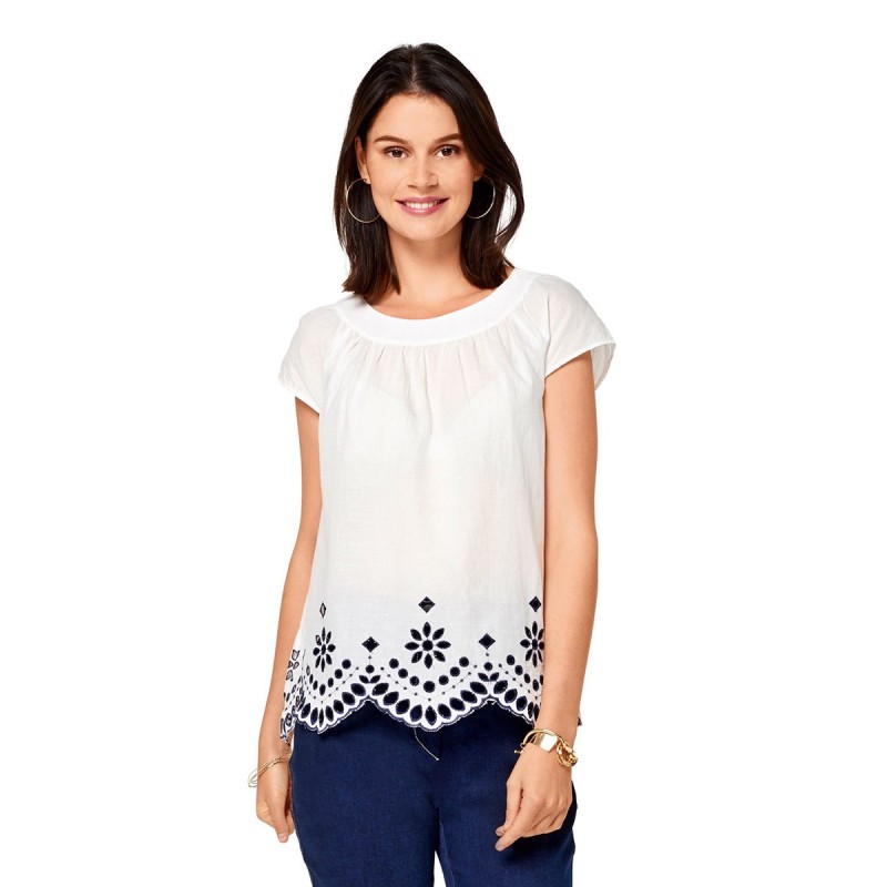 Pattern Blouse with...