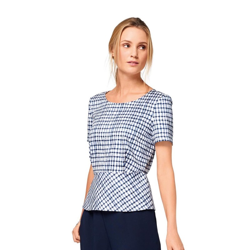 Pattern Blouse with basque...