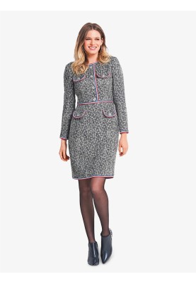 Pattern Dress-sheath in the style of Gucci (Burda 2/2018, pattern number 6385 A)