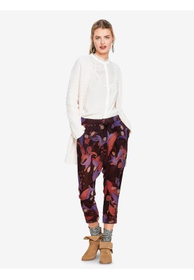 Pattern Harem pants with zippers at the bottom of the legs (Burda 2/2018, pattern number 6358 A)