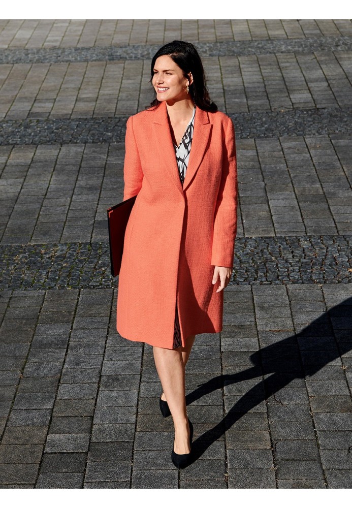 Pattern Boucle coat in the style of a blazer (Burda 3/2020, pattern number 123)