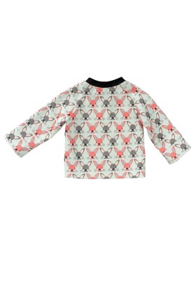 Pattern Raglan pullover with contrasting neck bar (Burda 2/2019, pattern number 9308 B)