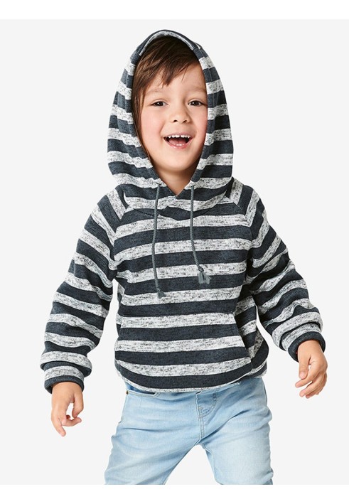 Pattern Raglan pullover with contrasting neck bar (Burda 2/2019, pattern number 9308 B)