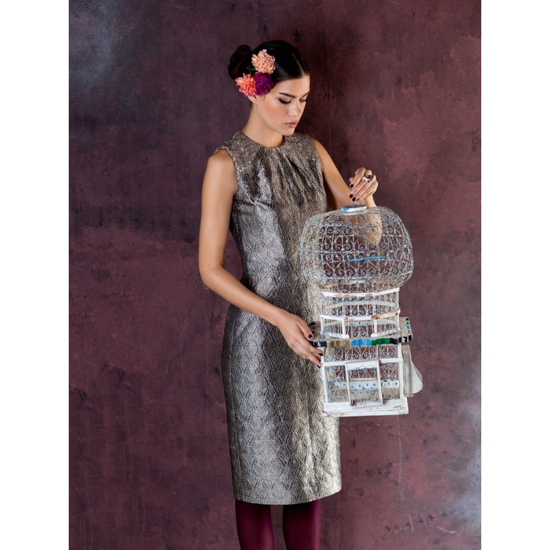 Pattern Sheath dress with...