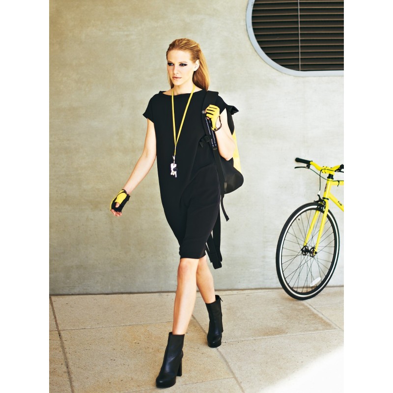 Pattern Silk dress with a...