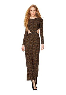 Pattern Evening dress with American armholes (Burda 2/2014, pattern number 6858 A)