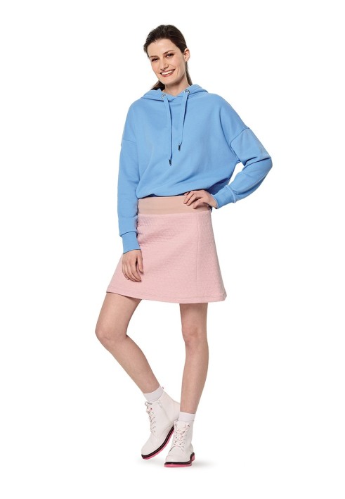 Pattern Knitted skirt with a flared cut (Burda 2/2020, pattern number 6154 B)