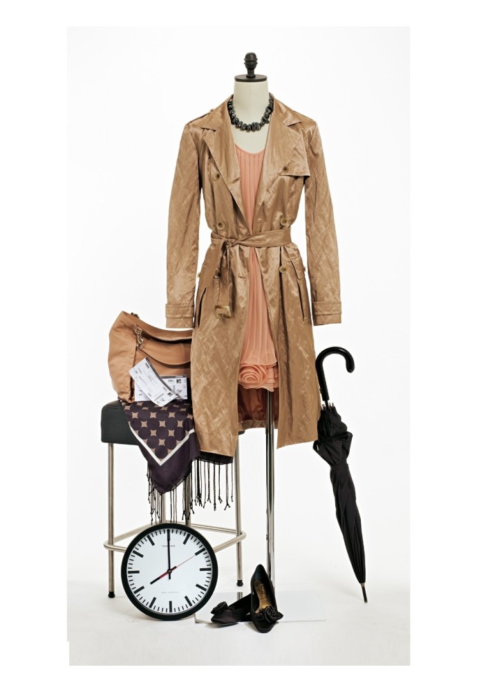 Pattern Trench coat with patch pockets (Burda 2/2010, pattern number 129)