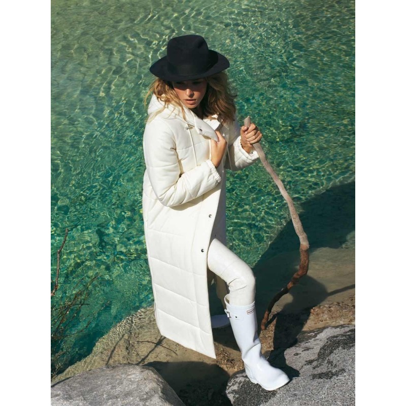 Pattern Warm coat with a...