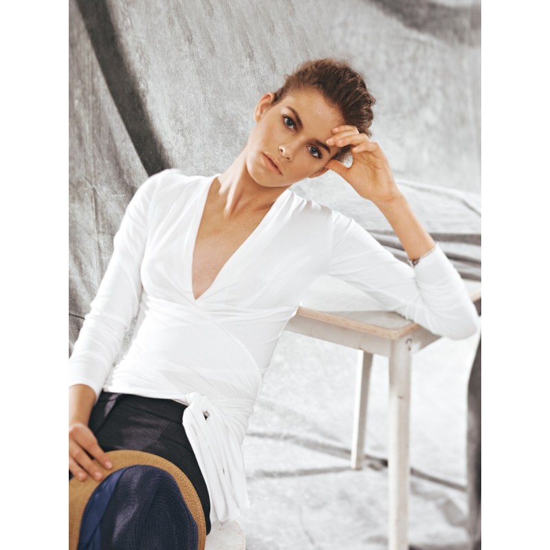 Pattern Pullover with a...