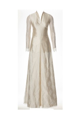 Pattern Wedding dress with a high collar (Burda 3/2012, pattern number 101)