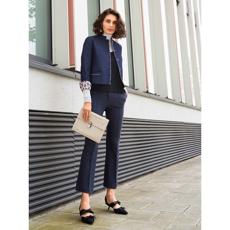 Pattern Straight-cut jacket...