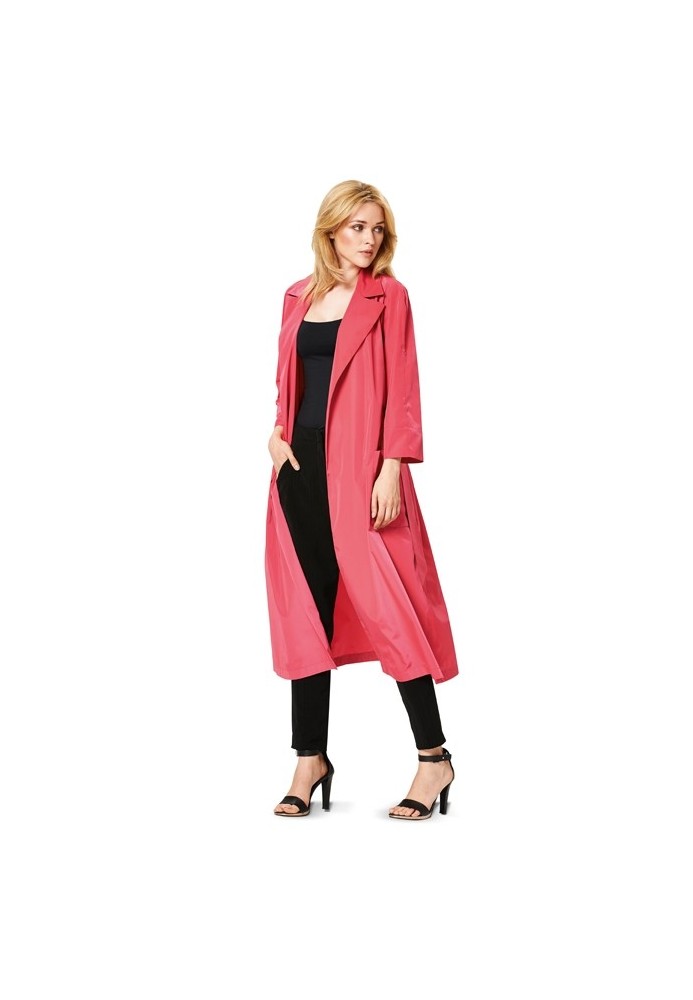 Pattern Cloak coat with raglan sleeves (Burda 1/2014, pattern number 6900 A)