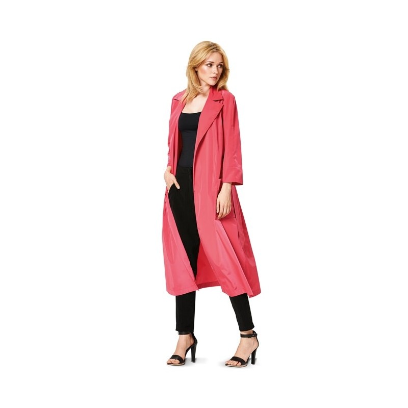 Pattern Cloak coat with...