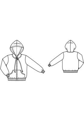 Выкройка Анорак трикотажный в спортивном стиле (Burda 7/2010, № выкройки 139)