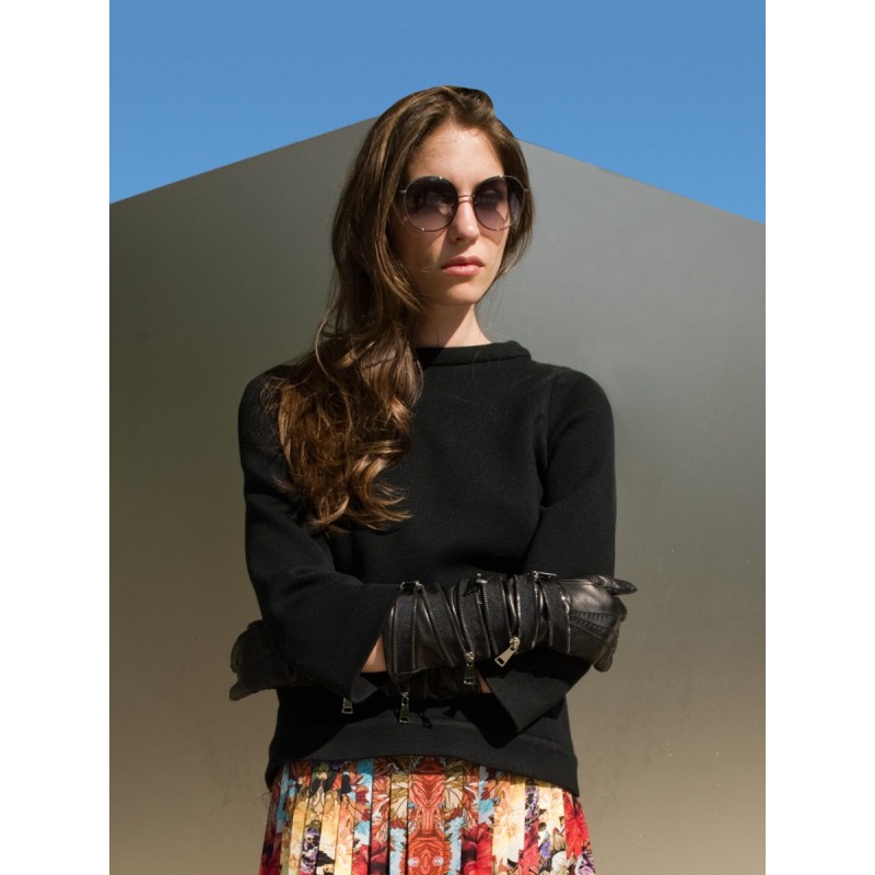 Pattern Slim fit pullover...