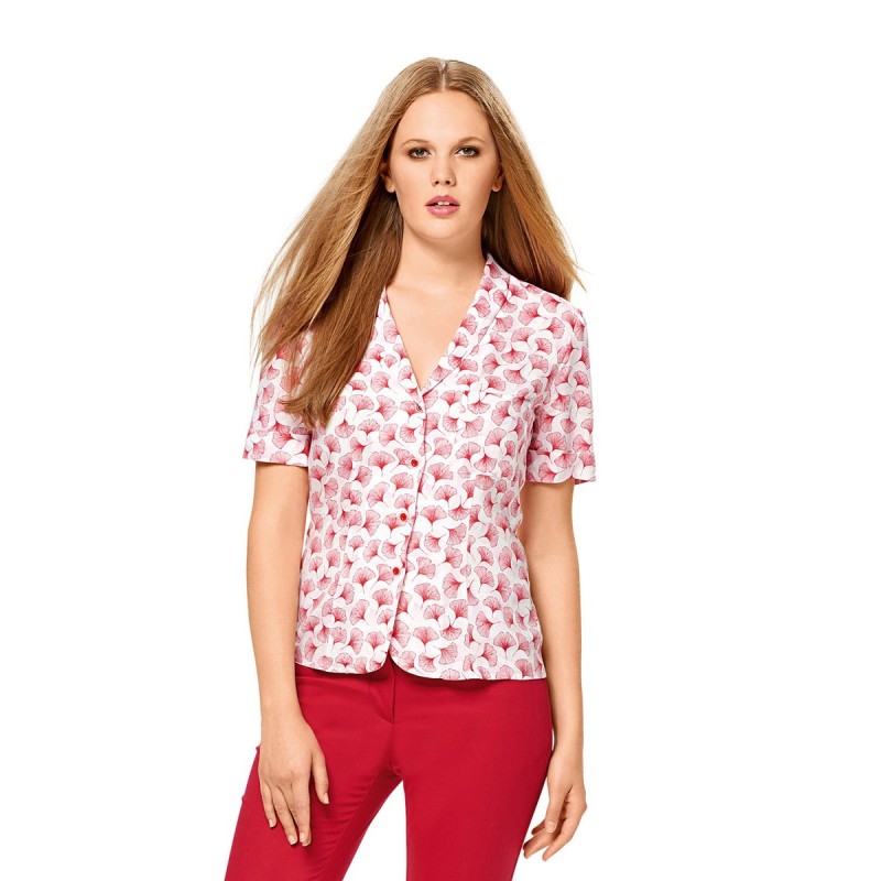 Pattern Blouse-jacket with...